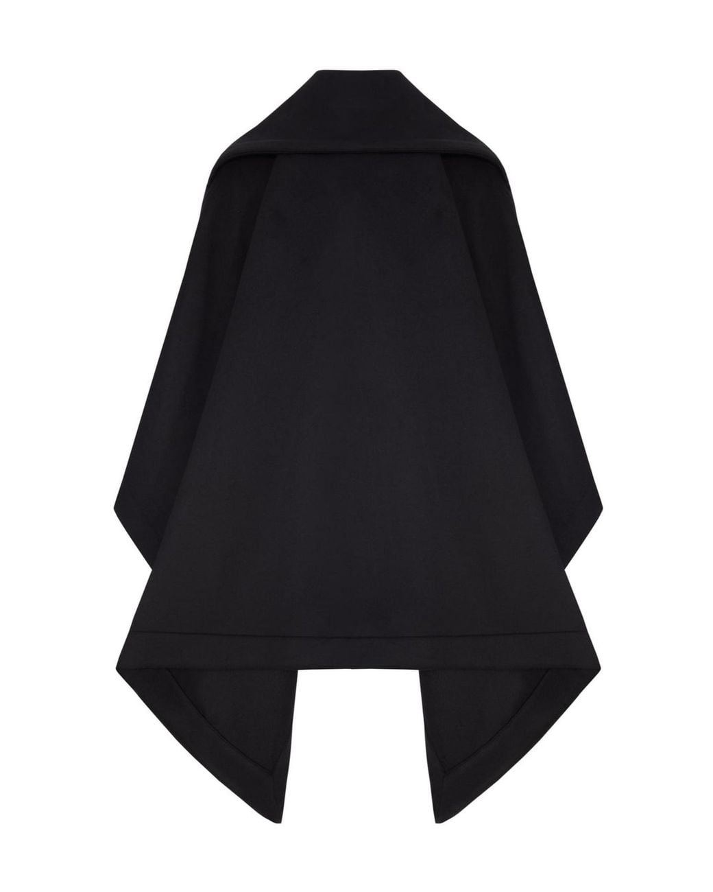 Giorgio Armani Blue Flowing Draped Coat