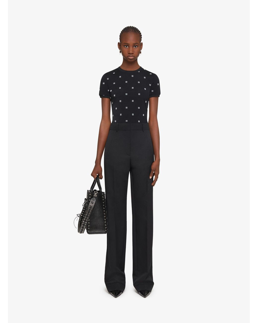 Givenchy Black Double Layered Slim Fit T-Shirt