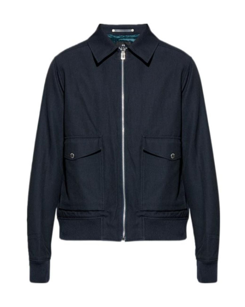 Paul Smith Blue Ps Paul Smith Zip-Up Jacket for men
