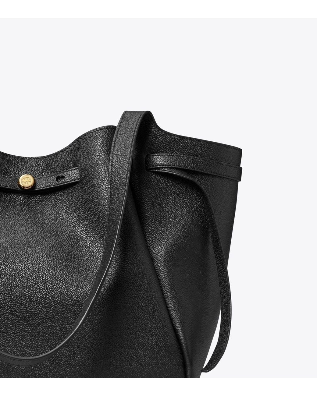 Tory Burch Black Romy Leather Tote