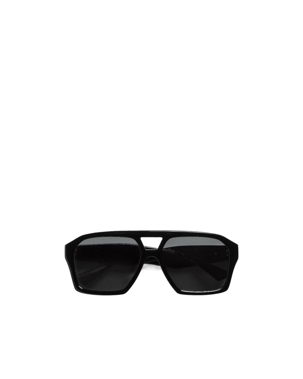 Bottega Veneta Black Classic Aviator Sunglasses for men