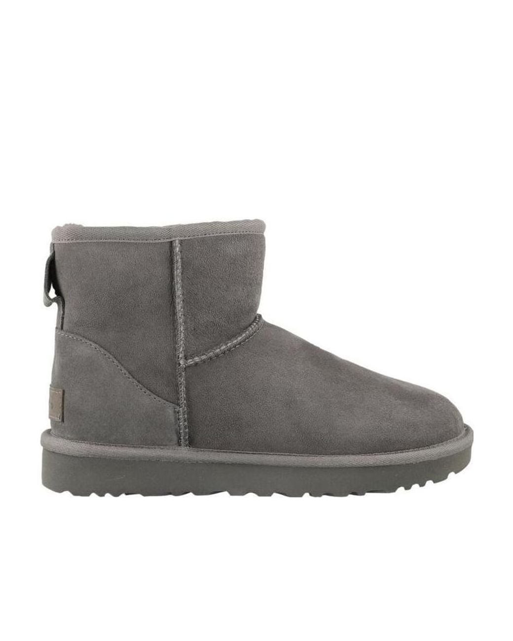 Ugg Gray Classic Mini Ii Shearling Boots