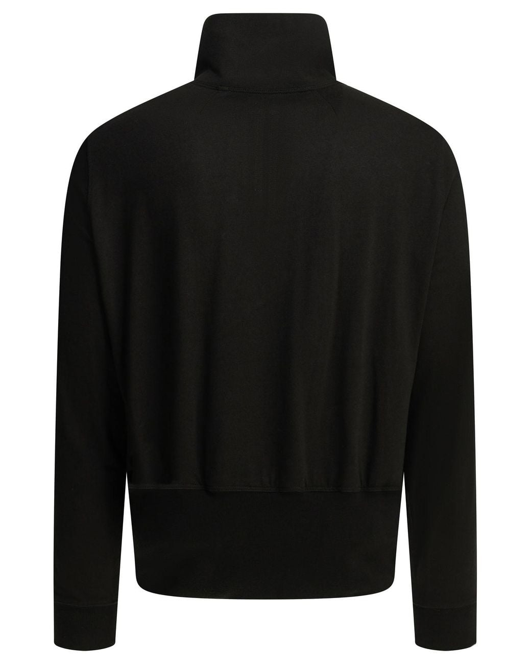 Rick Owens Black Bauhaus Zipped Sweatshirt for men