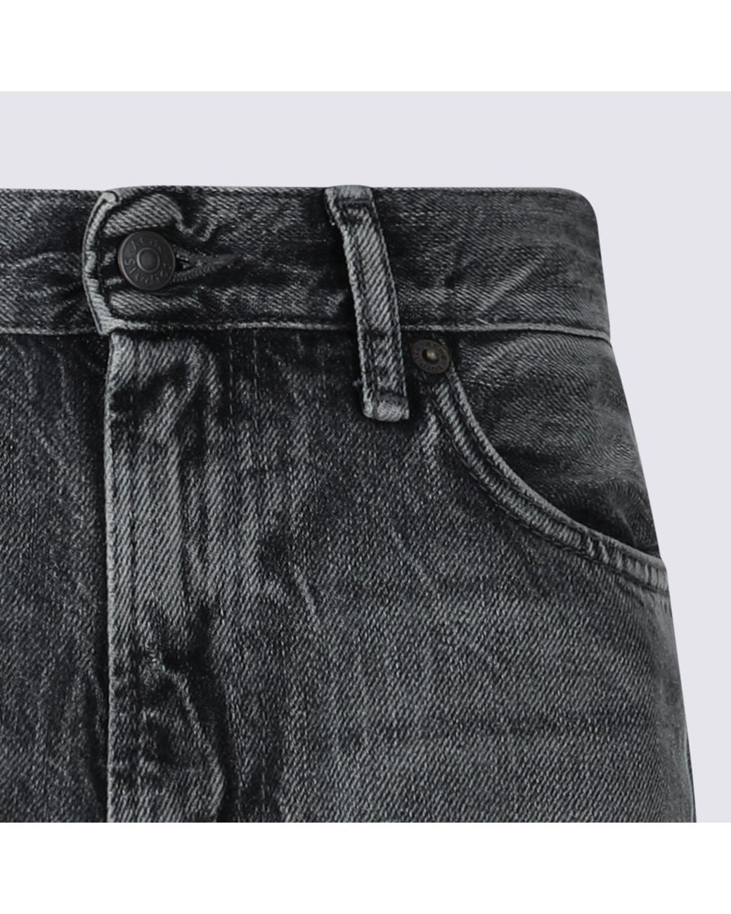 Acne Gray Fitted Jeans