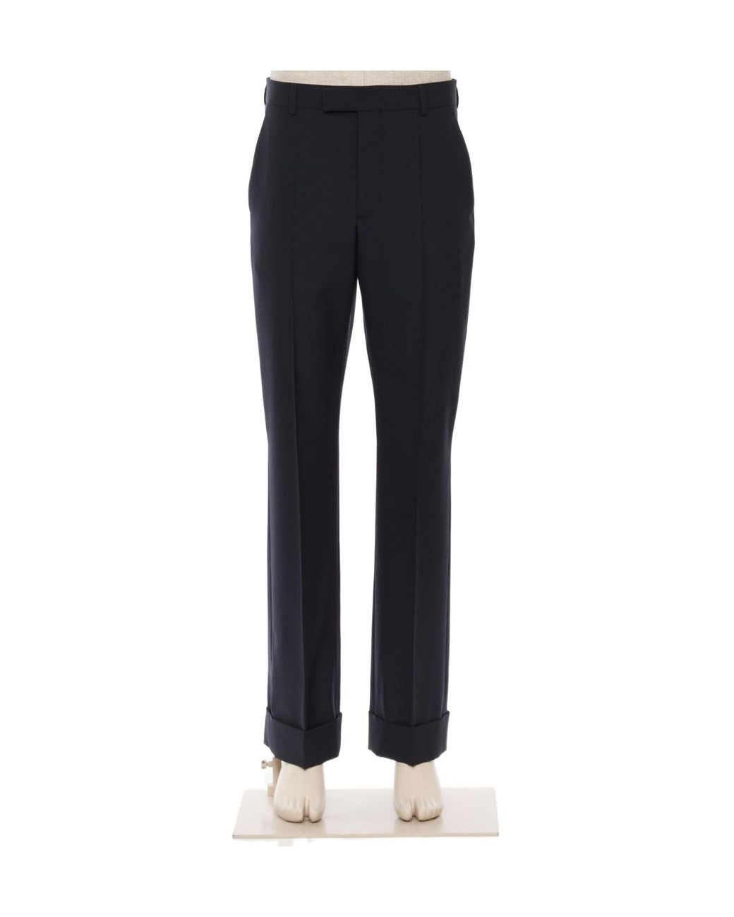 Valentino Blue Cuffs Vlogo Cropped Pants for men