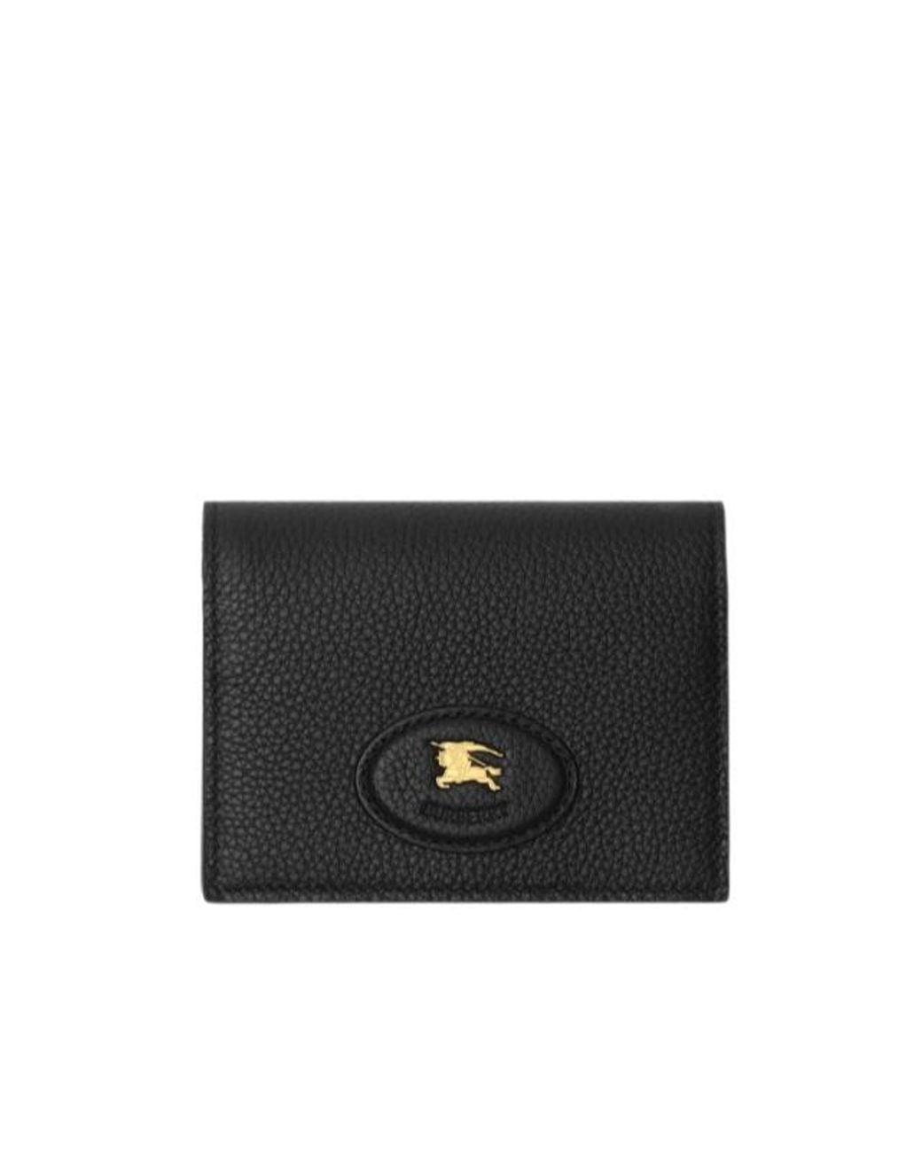 Burberry Black Bloomsbury Folding Card Case