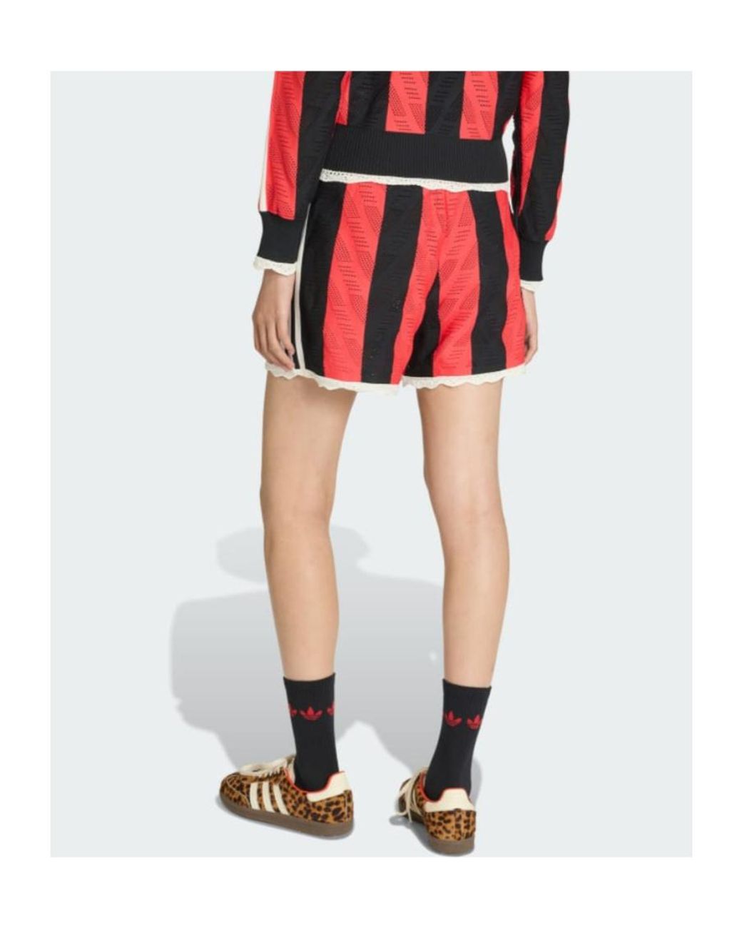 Adidas Originals Red Firebird Loose Shorts