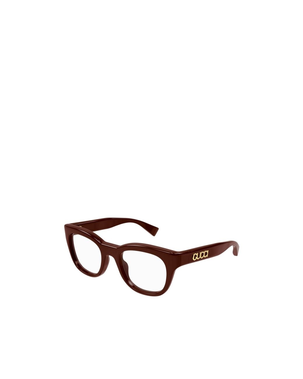 Gucci Brown Eyewear Cat-Eye Frame Glasses for men