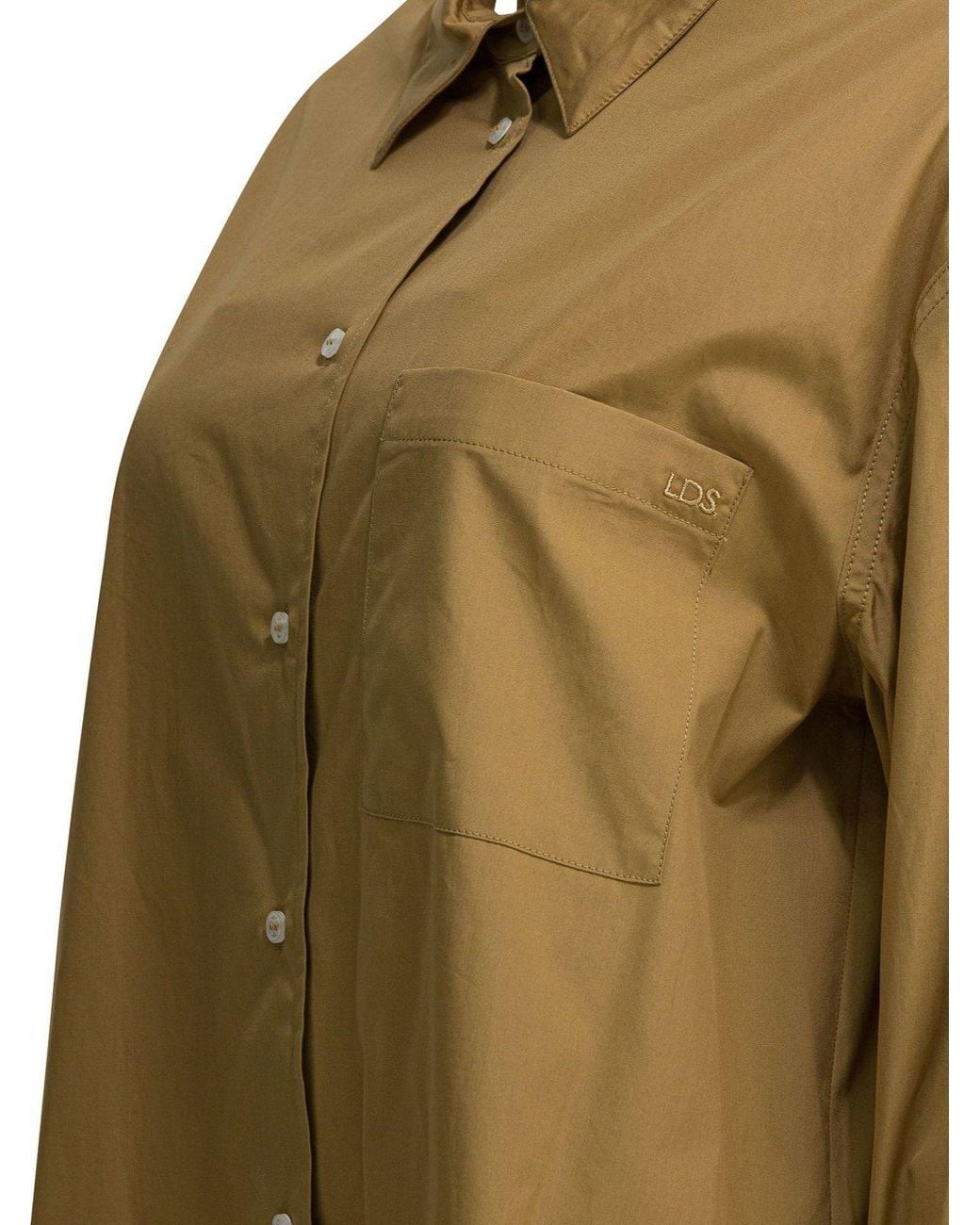 Loulou de Saison Green Lee Oversized Shirt