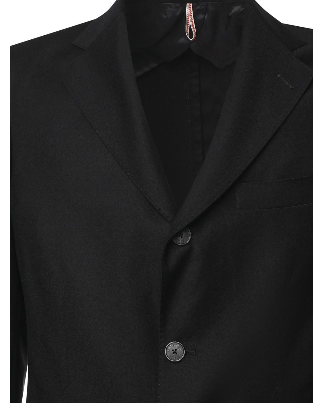 Biagio Santaniello Black Single Breasted Suit