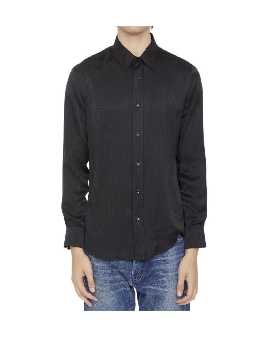 Céline Black Loose Shirt for men