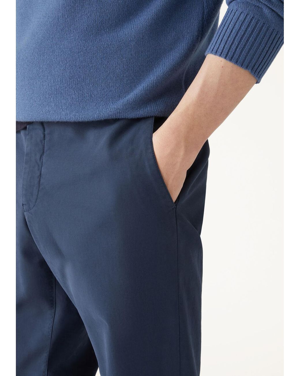 Loro Piana Blue Carlo Trousers for men
