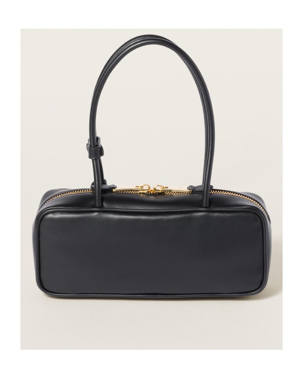 Miu Miu Black Beau Leather Bag