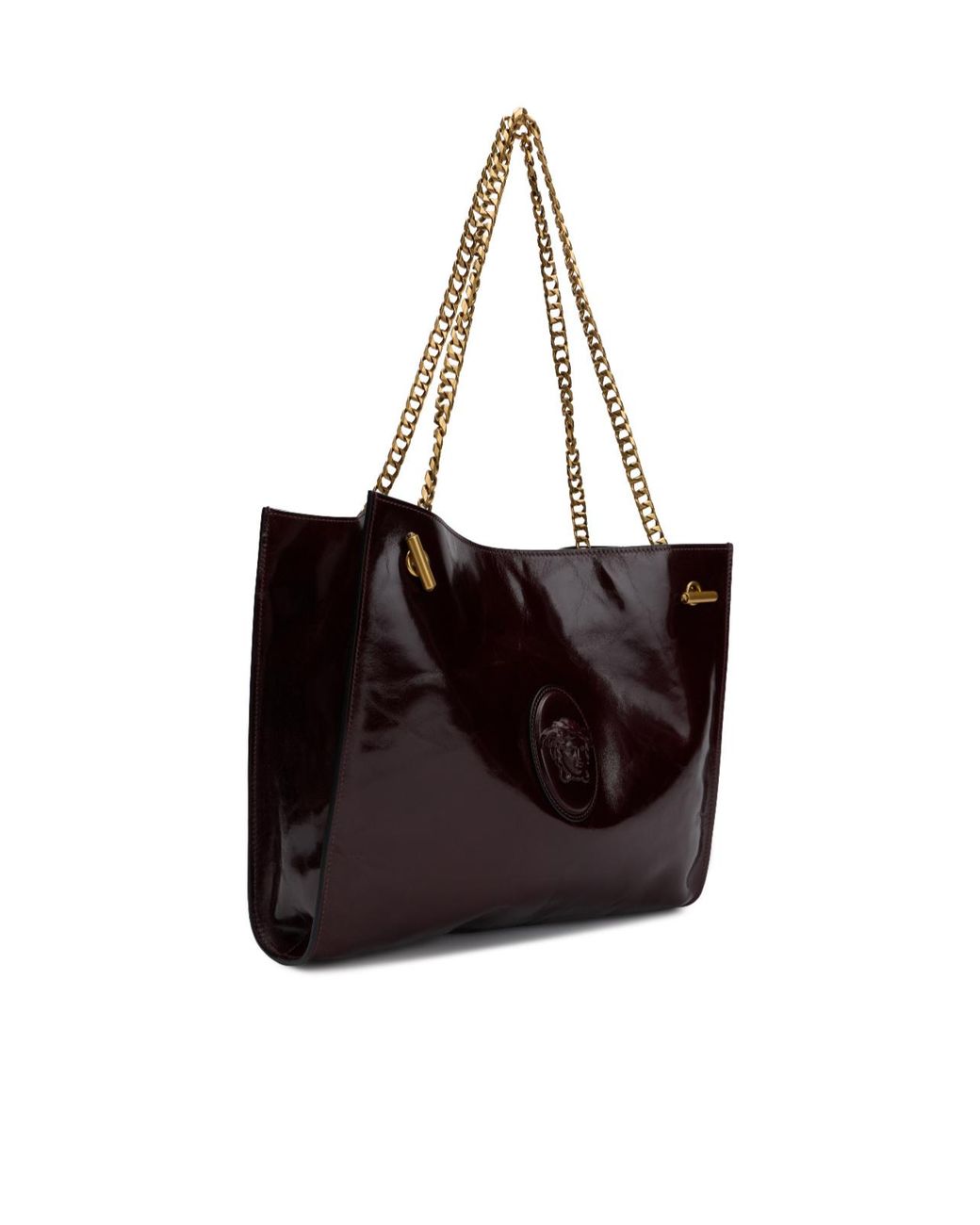 Versace Black Chain-Linked Shoulder Bag