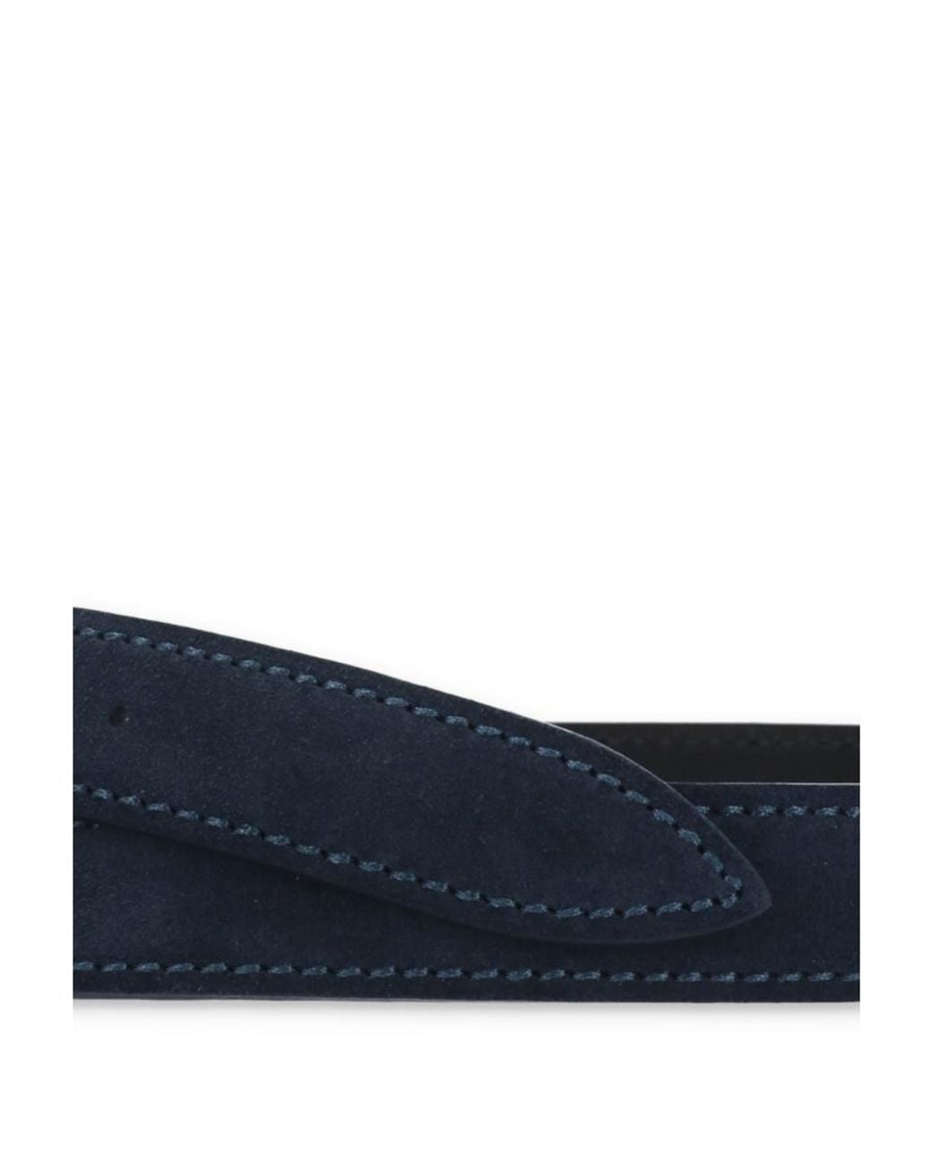 Orciani Blue Logo Belt for men