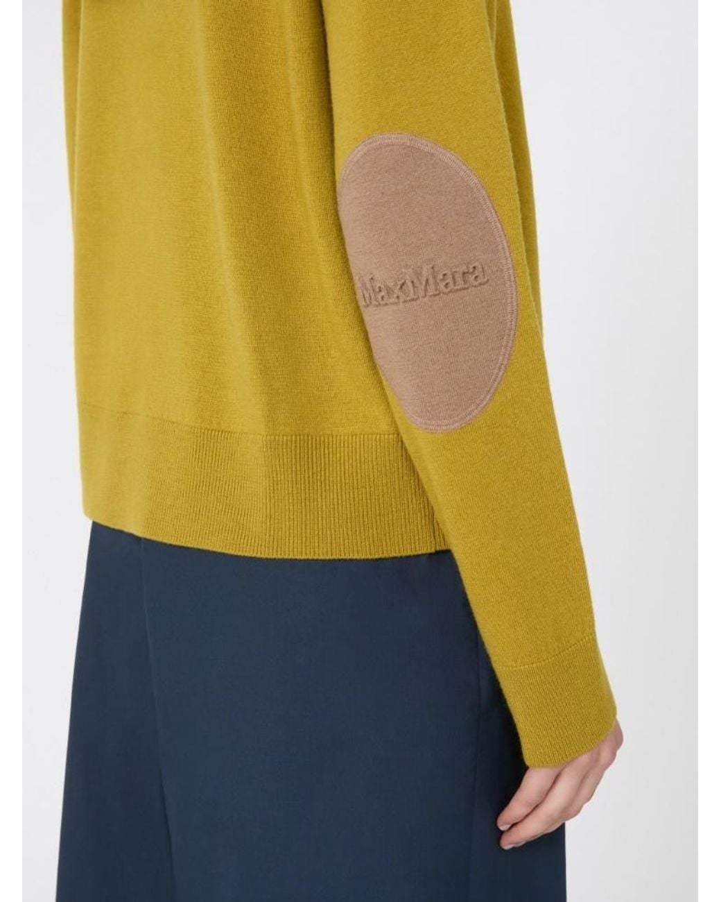 Max Mara Yellow Eco Crewneck Jumper