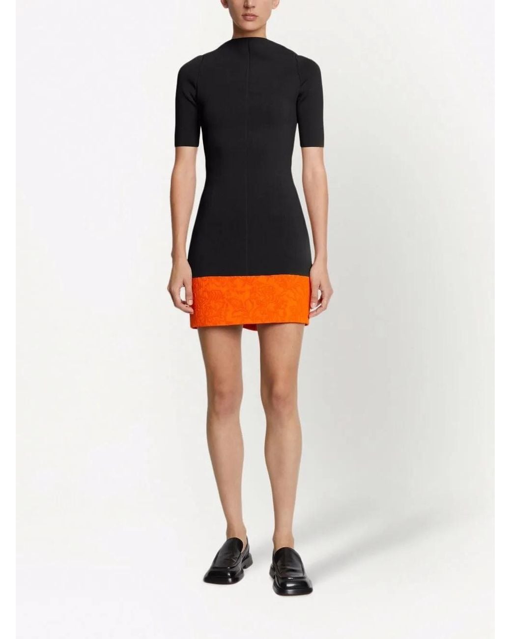Proenza Schouler Blue Mock Neck Knitted Top