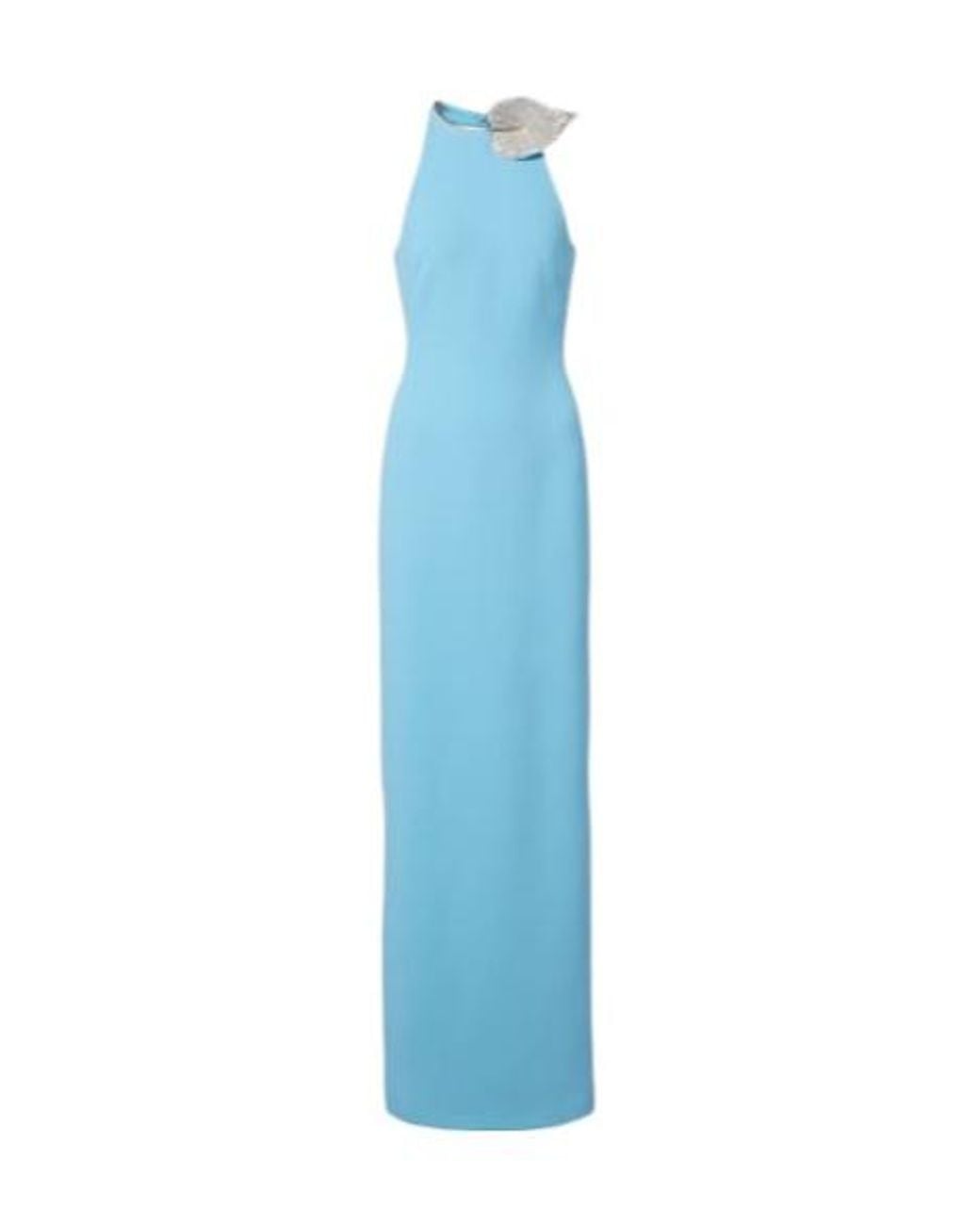 David Koma Blue Embellished Gown