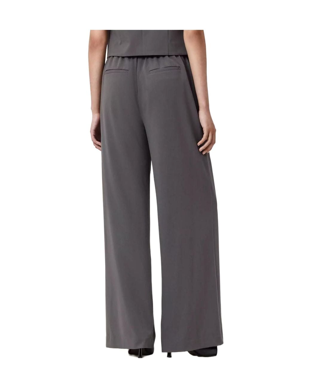 AllSaints Gray Aleida Casual Pants