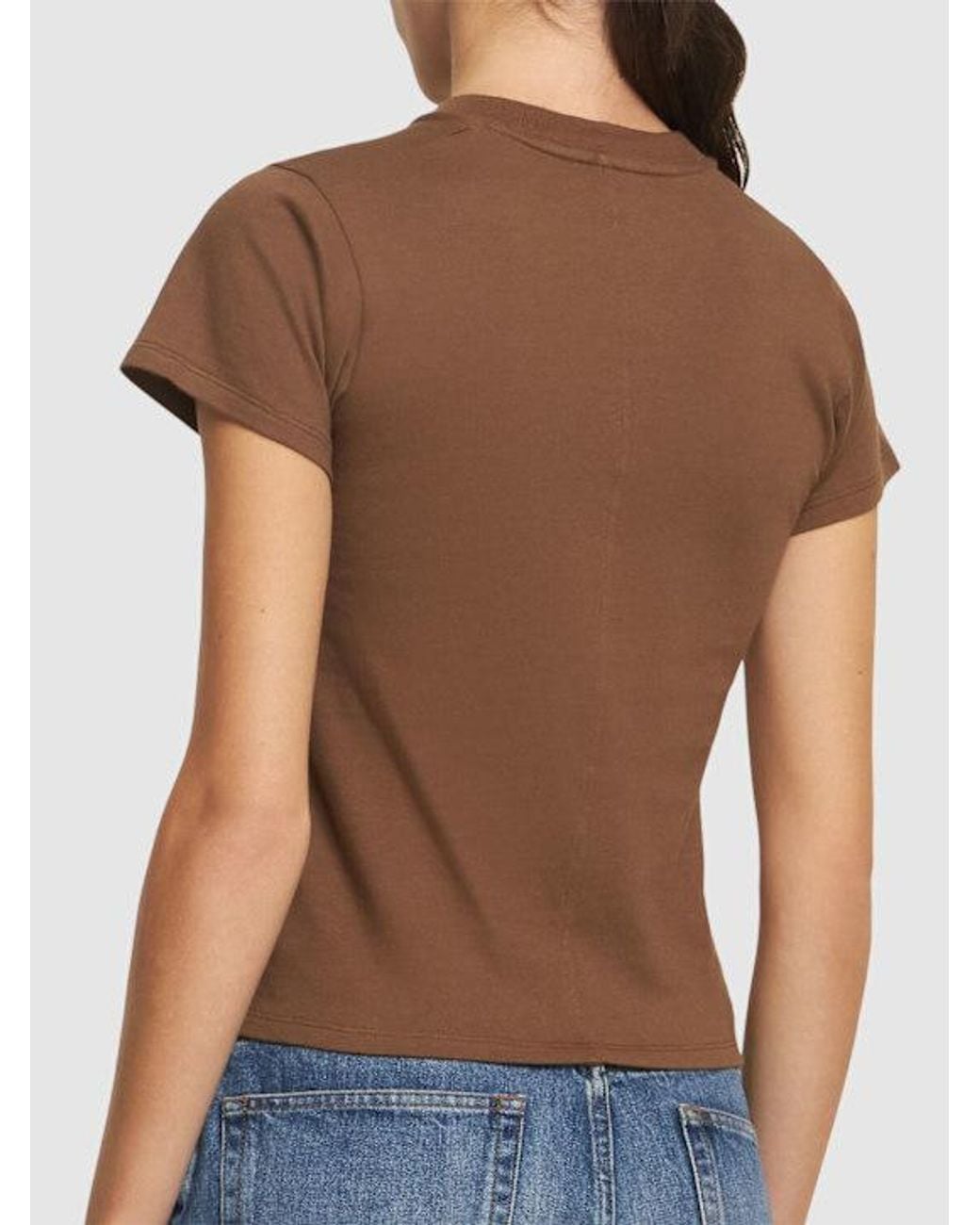 The Row Brown Short-Sleeved T-Shirt