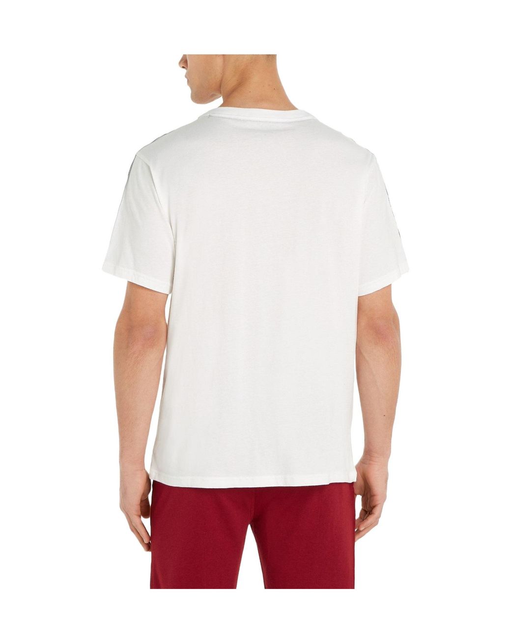 Tommy Hilfiger White Short Sleeve T-Shirt for men