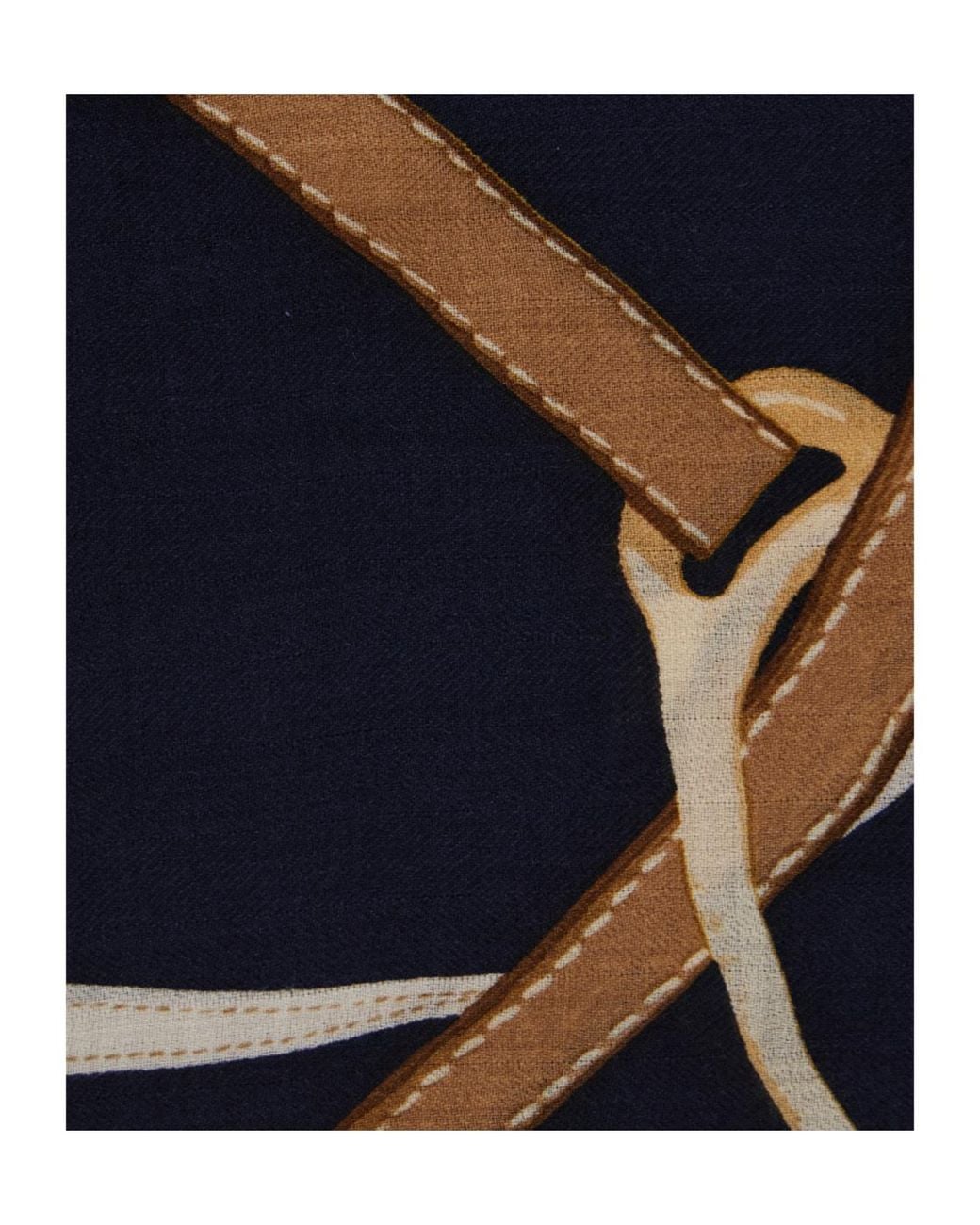 Ralph Lauren Blue Large Square Scarf for men