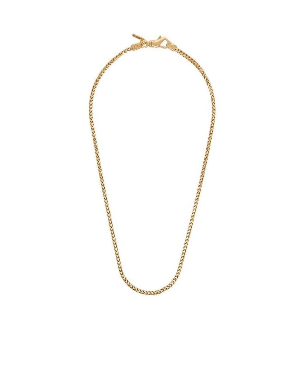 Emanuele Bicocchi Yellow Box Chain Necklace for men