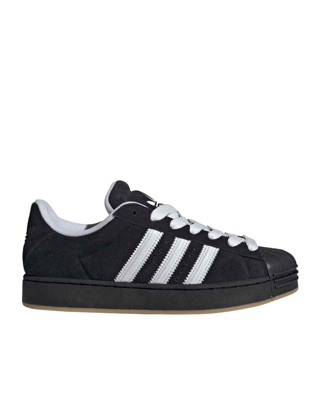 Adidas Originals Black Low-Top Suede Sneakers for men