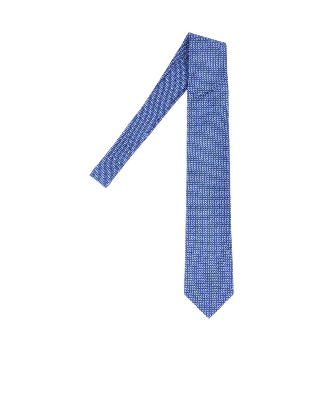 Brioni Blue Micro Motif Tie for men