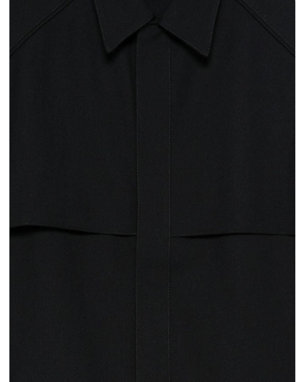 Juun.J Black Panelled Shirt for men