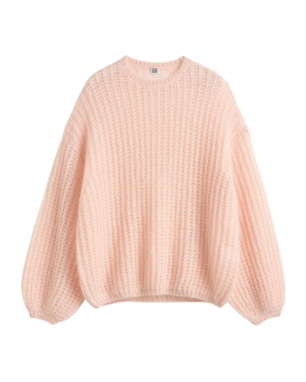 Totême Pink Totême Puffed Knit Sweater