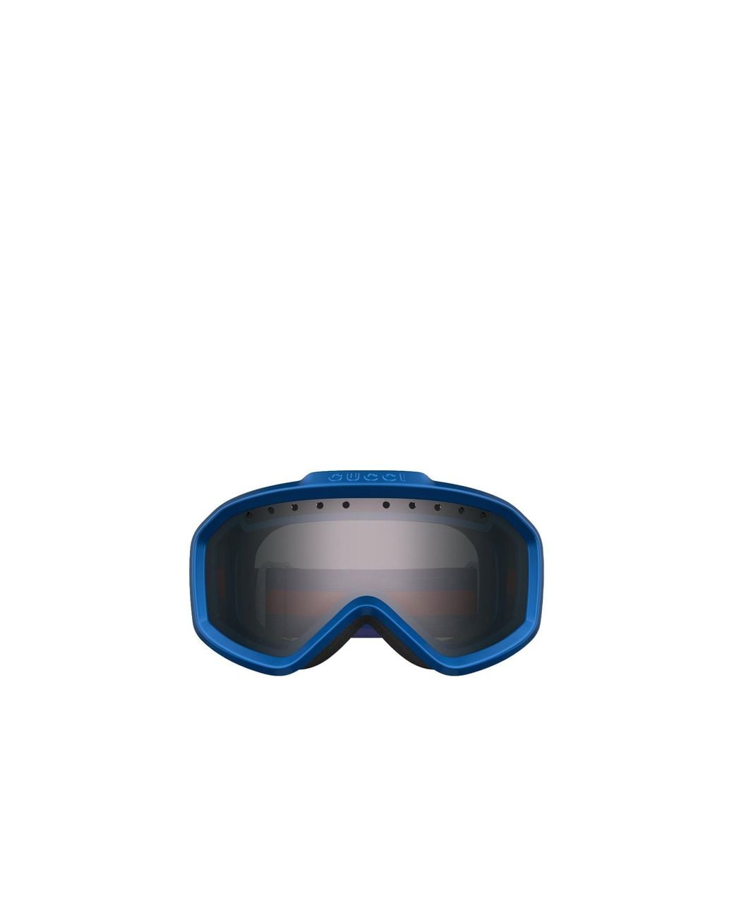Gucci Blue Eyewear Ski Oversized Frame Goggles for men