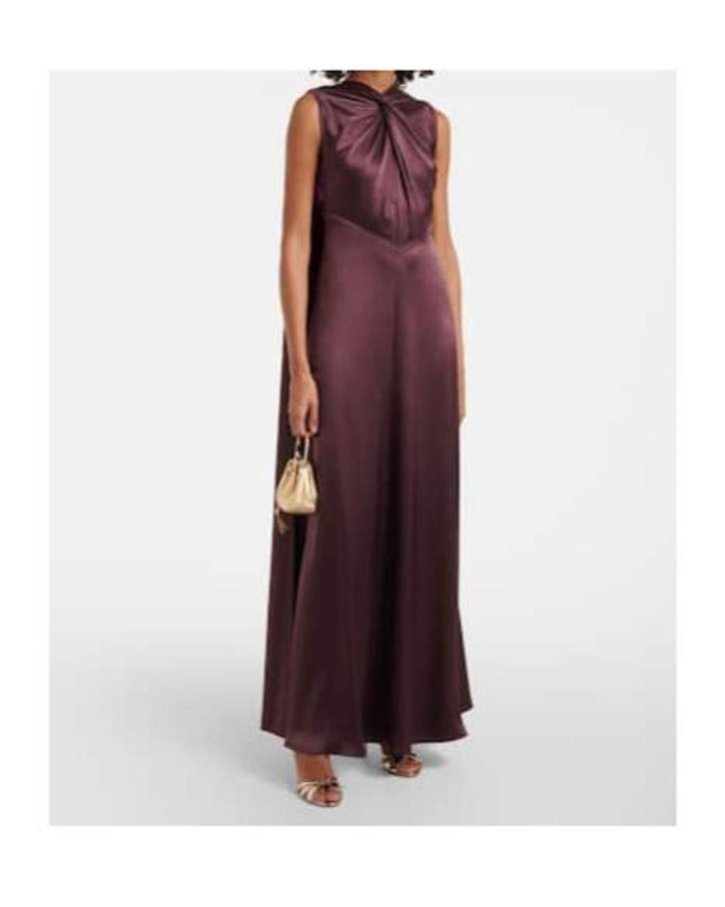 Roksanda Purple Amanita Silk Cocktail Dress