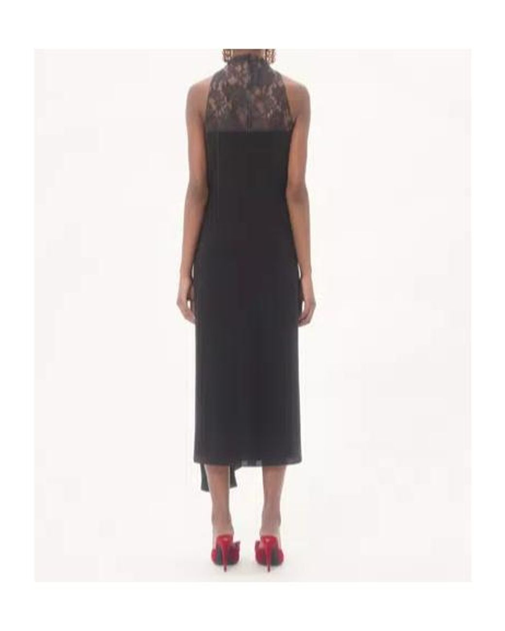 Valentino Black Georgette Dress