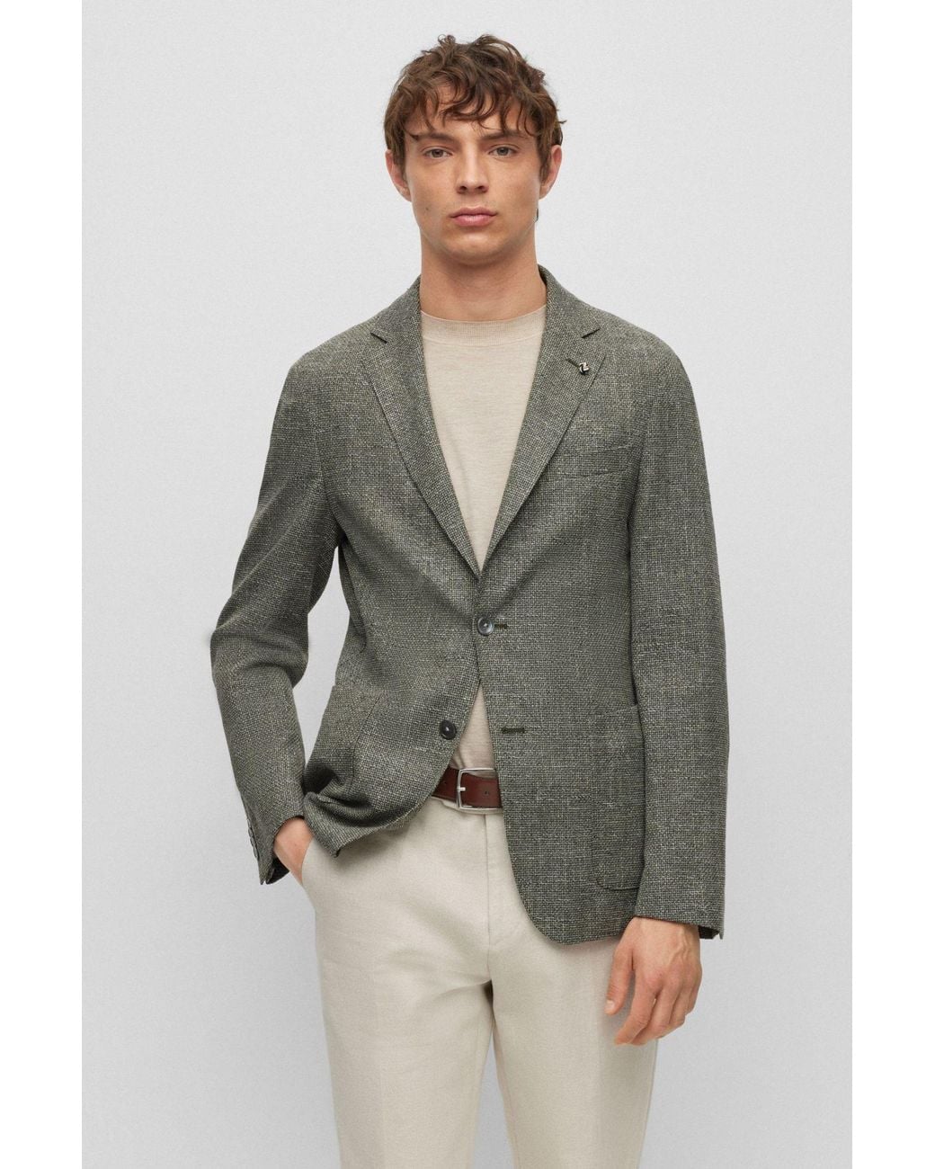 Boss Green Long-Sleeve Blazer for men