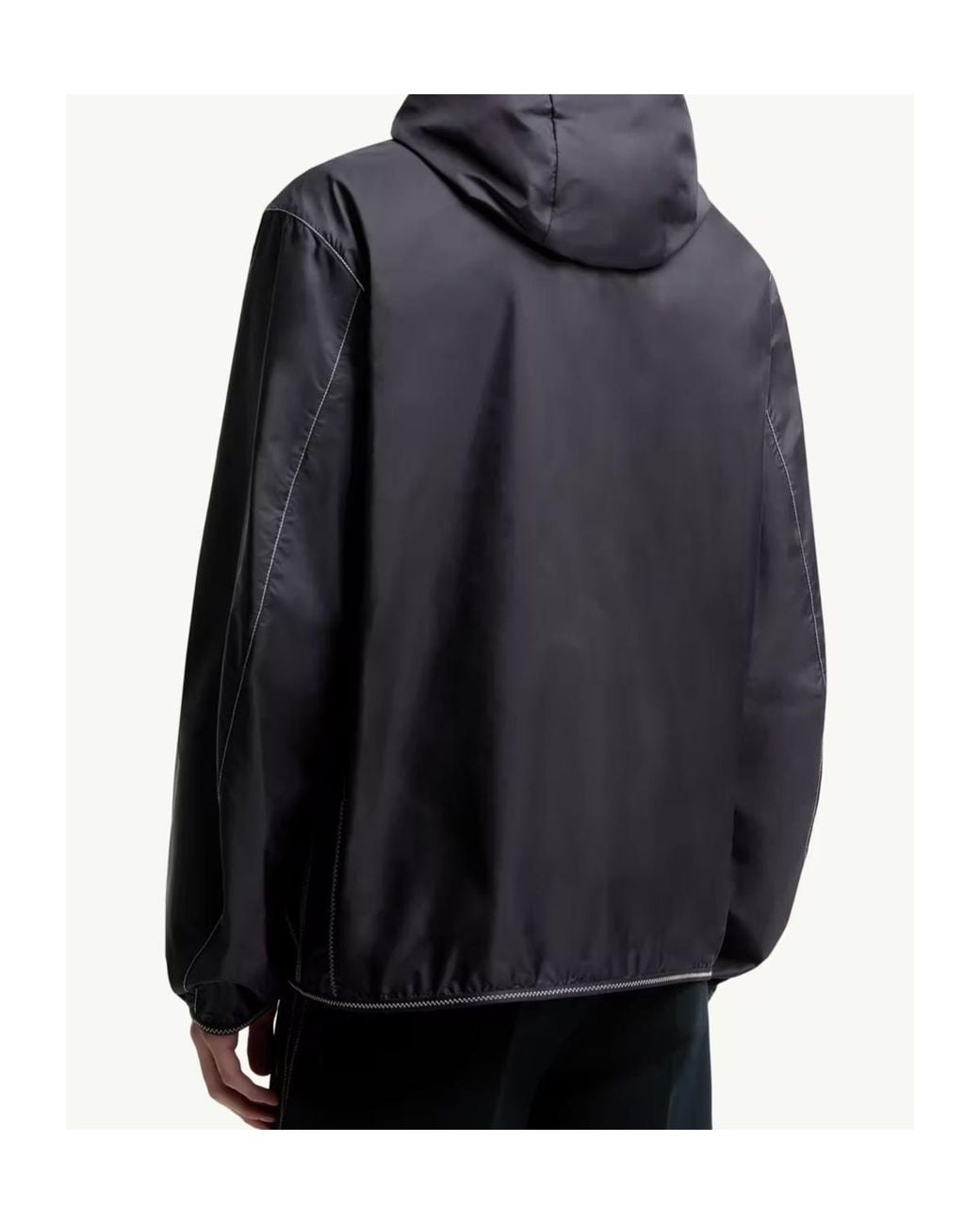 Moncler Blue Terche Hooded Windbreaker for men