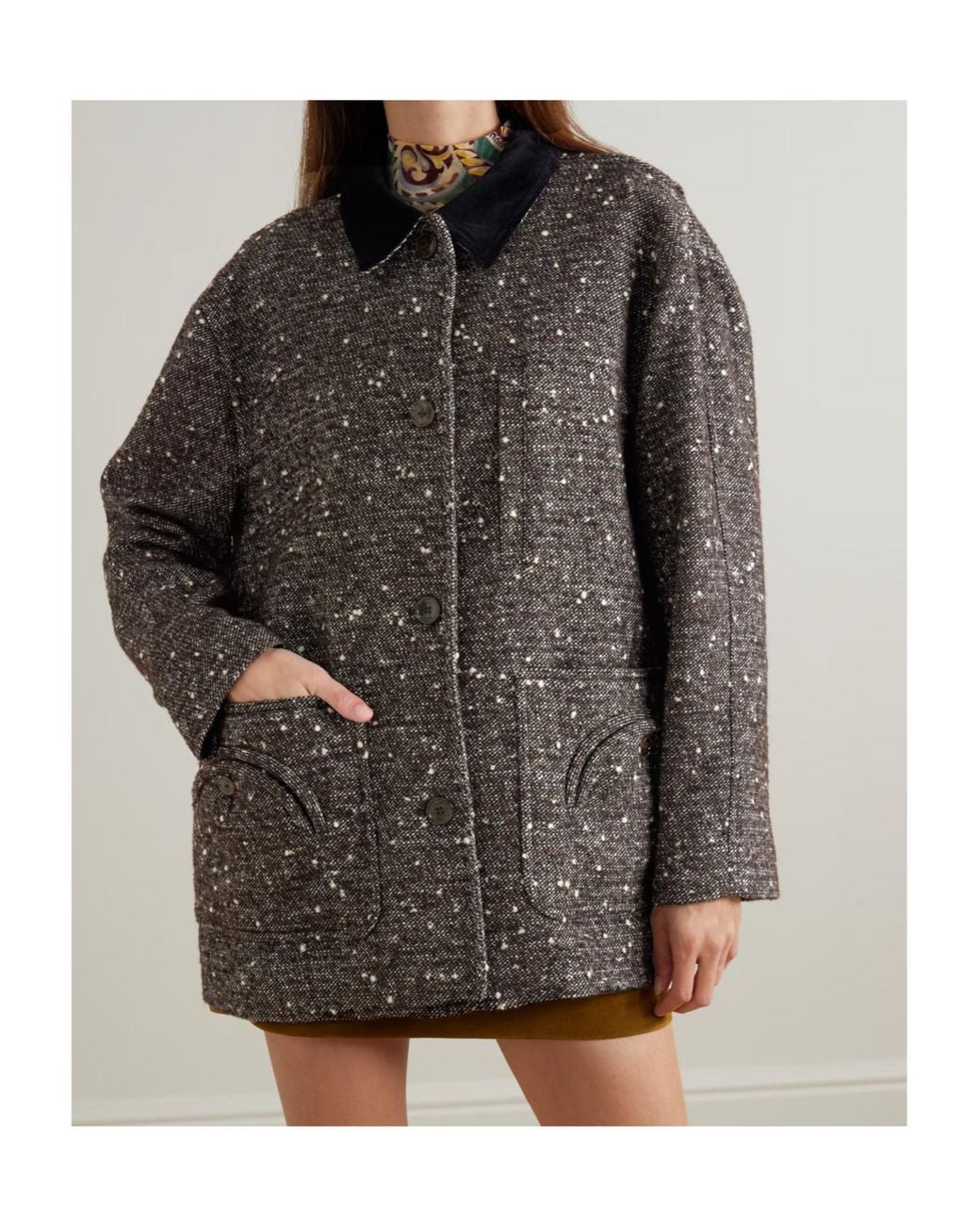 Blazé Milano Brown Long-Sleeved Jacket