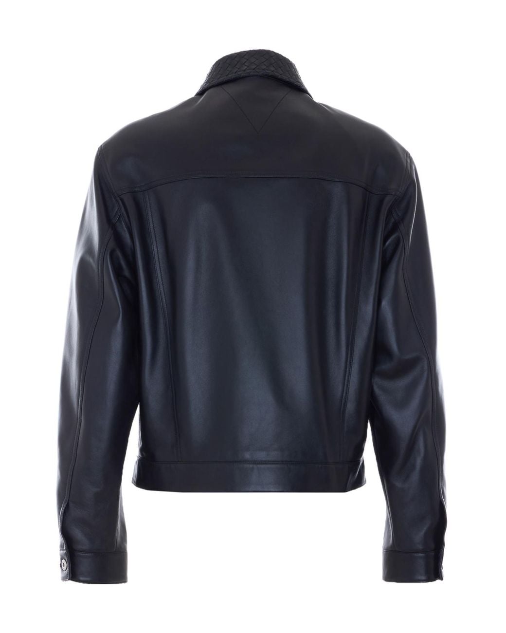 Bottega Veneta Blue Button-Up Long-Sleeved Jacket for men