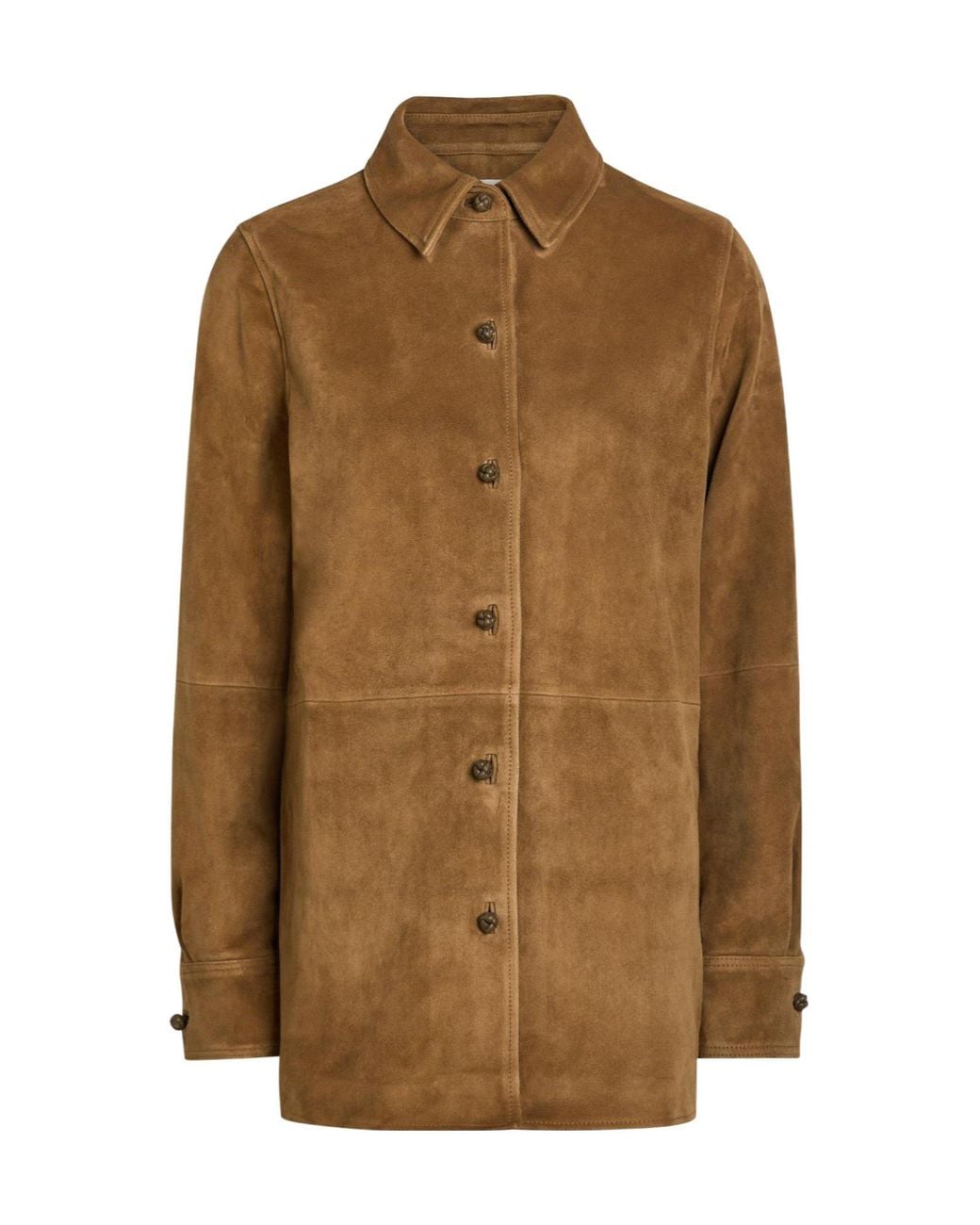 Rohe Brown Simple And Casual Shirt