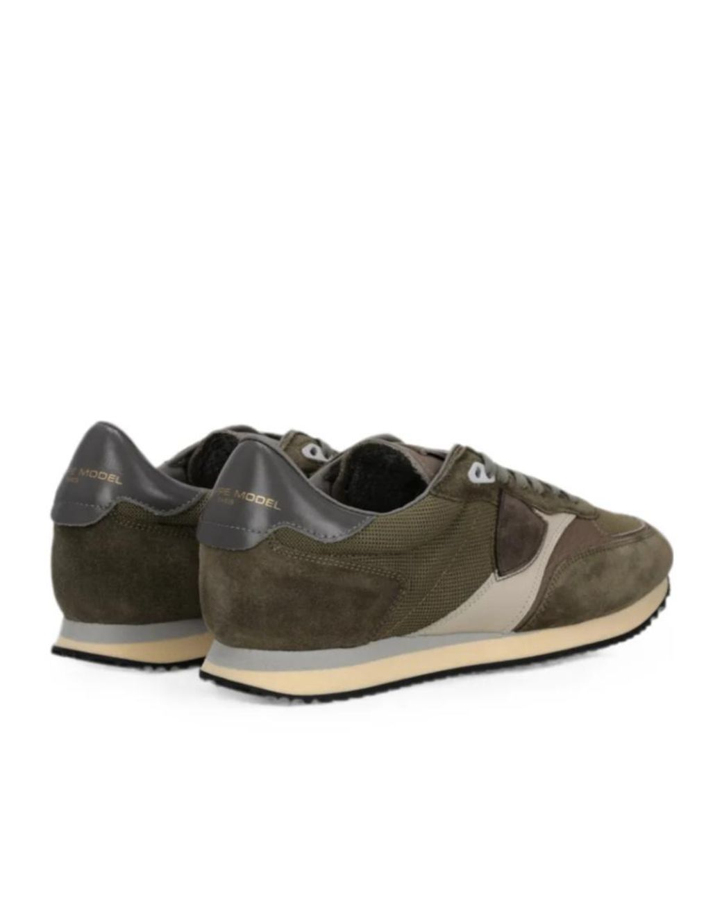 Philippe Model Green Sneakers for men