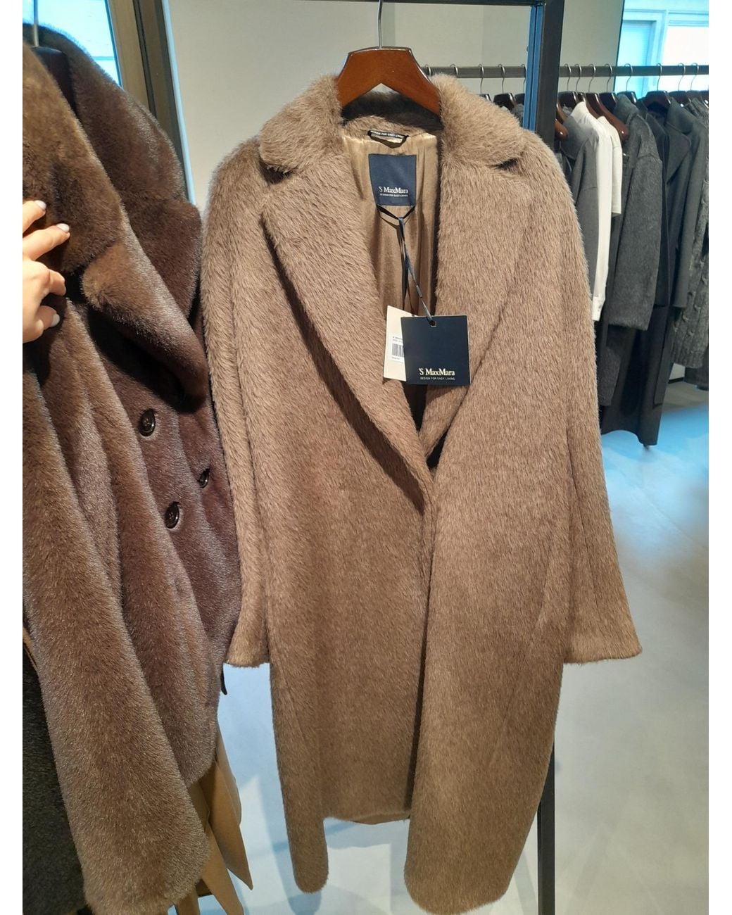 Max Mara Brown 'S Giorgia Long-Sleeved Coat