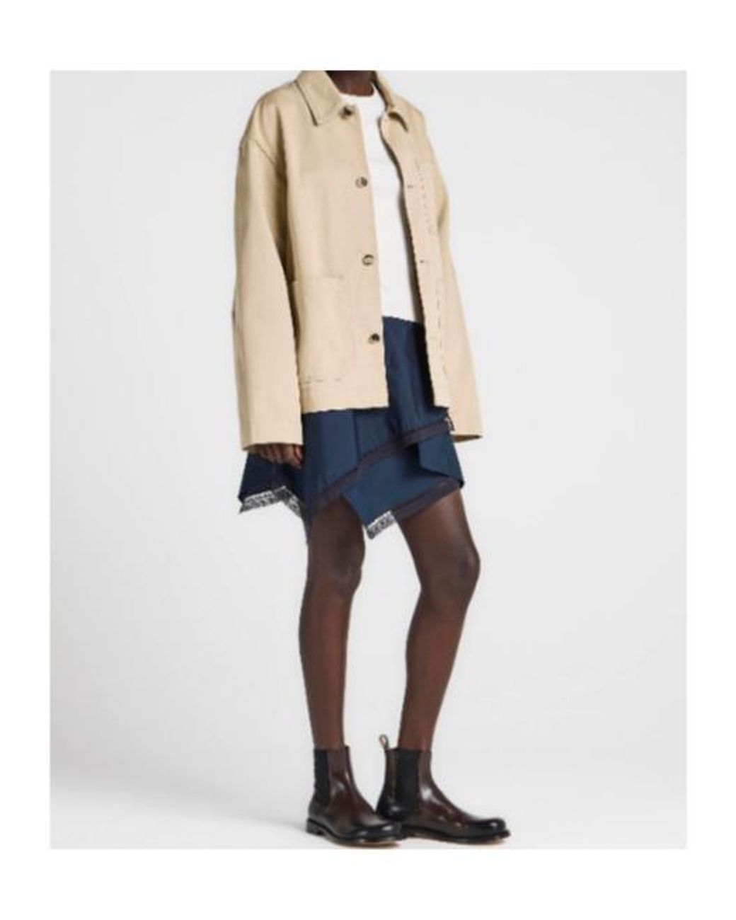 J.W. Anderson Natural Button-Up Shirt Jacket
