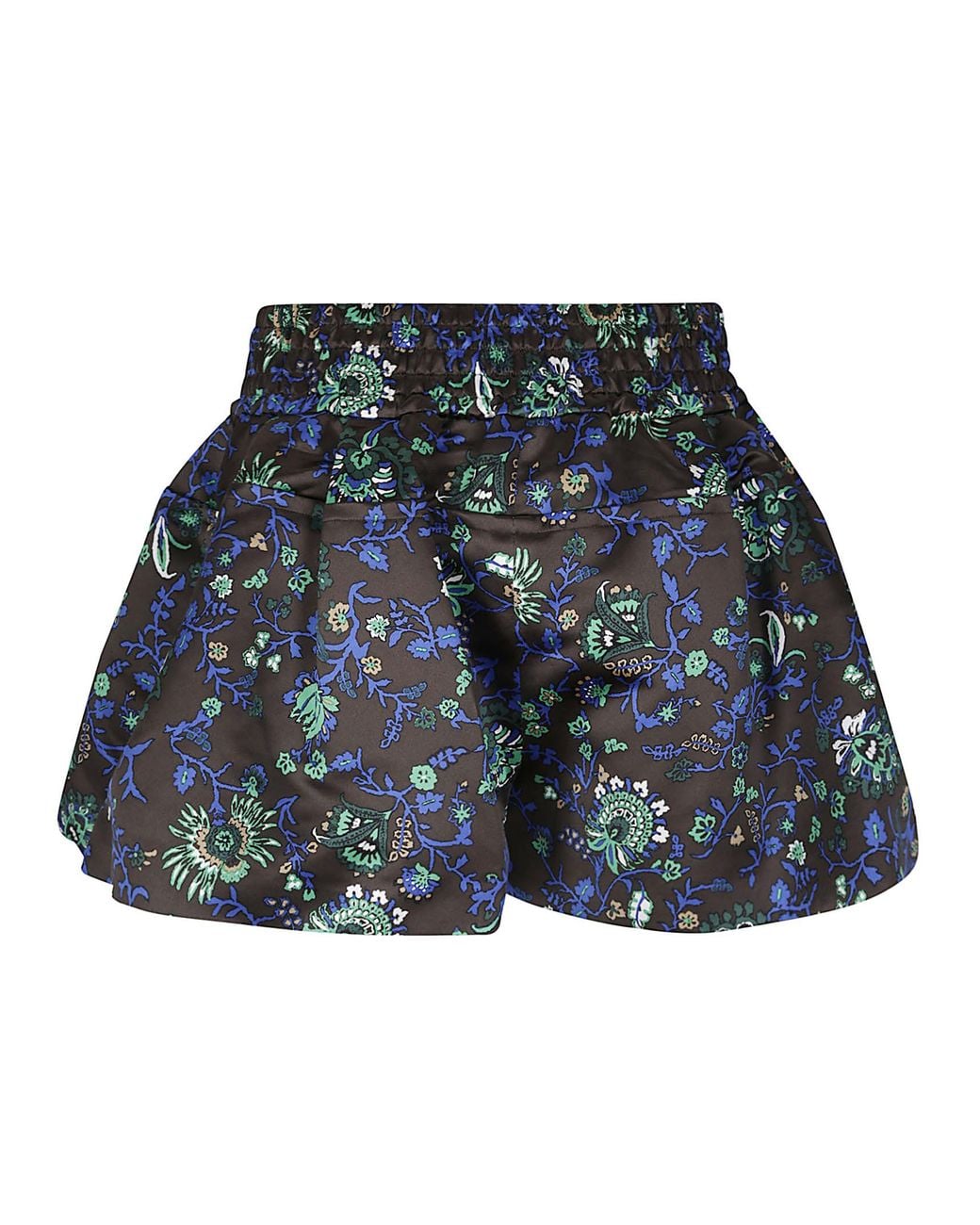Sacai Blue Being Floral Print Shorts