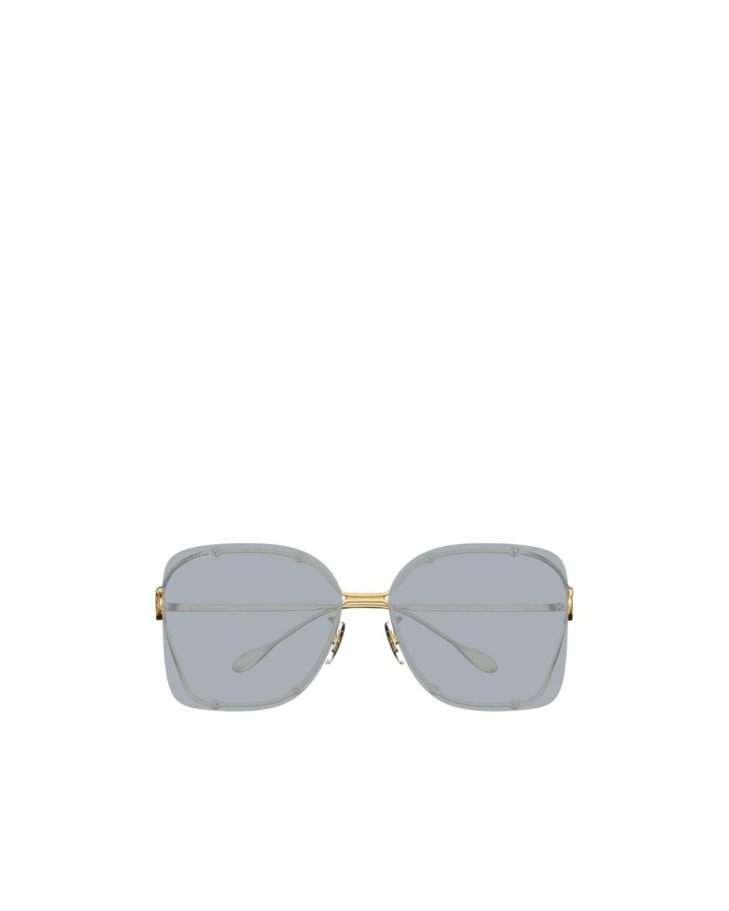 Gucci Metallic Eyewear Square-Frame Sunglasses
