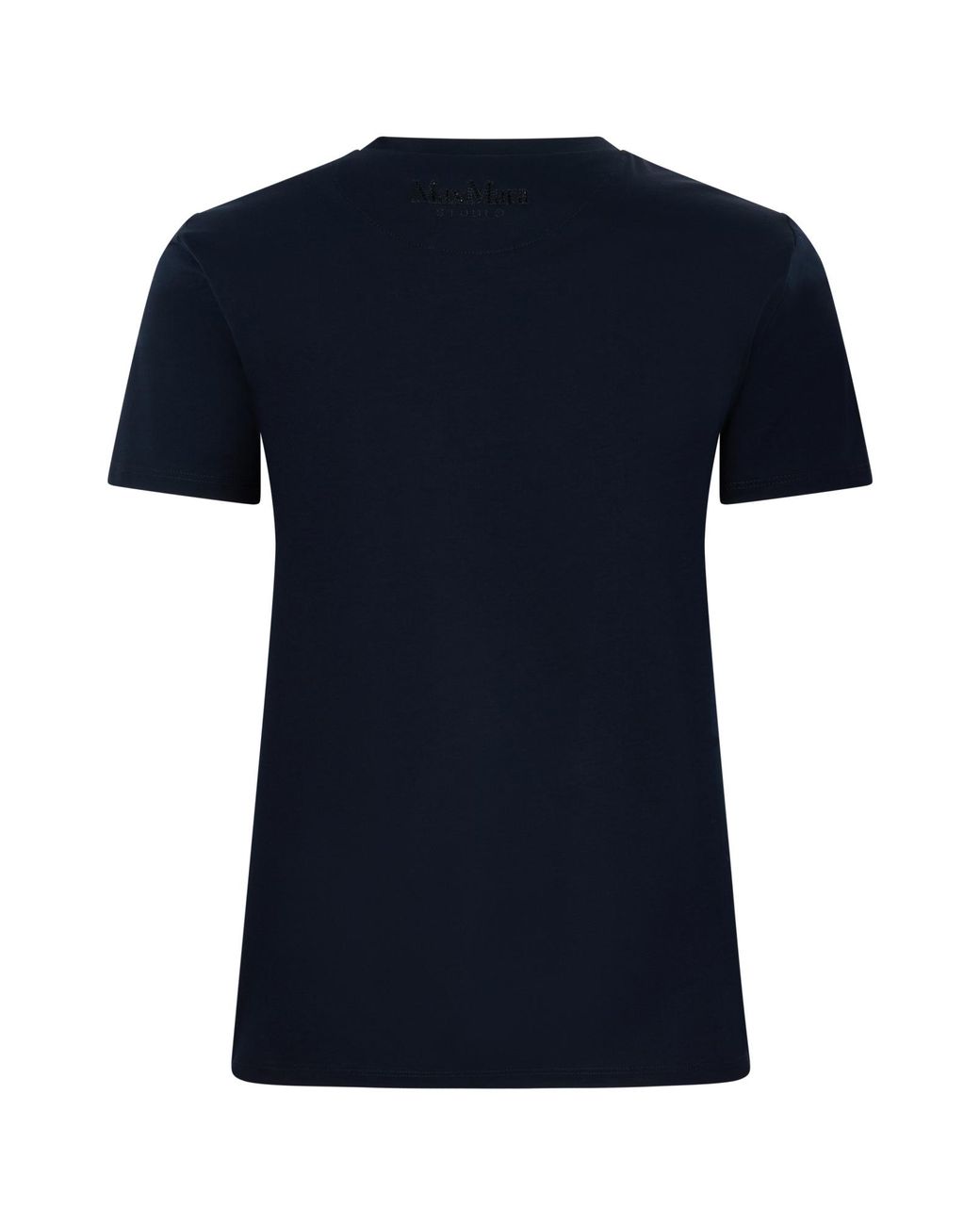 Max Mara Black Studio Pontile Short-Sleeved Crewneck T-Shirt