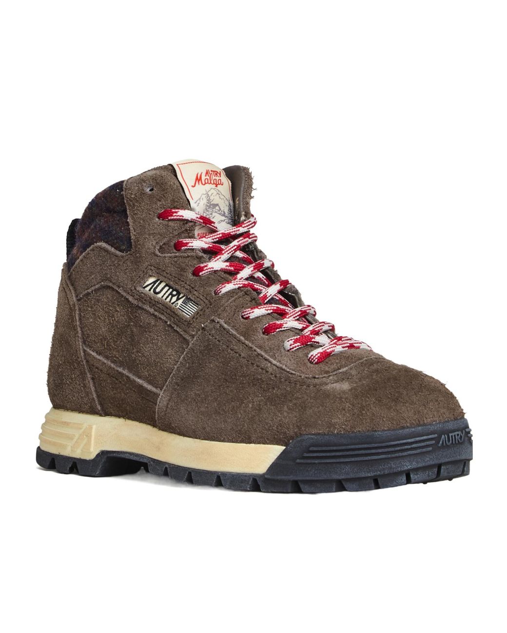 Autry Brown Malga Mid-Top Boots