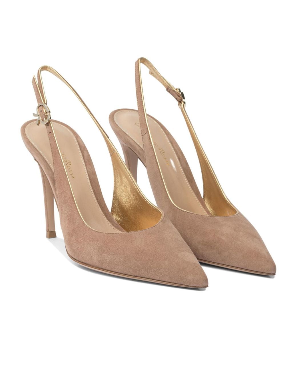 Gianvito Rossi Multicolor 100Mm Yves Slingback Pumps