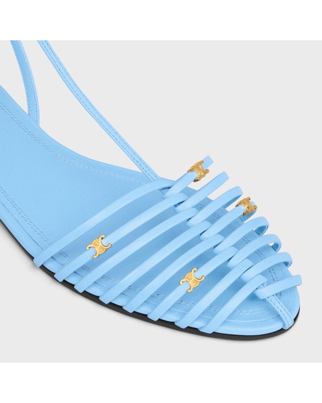 Céline Blue Cage Flat Sandal