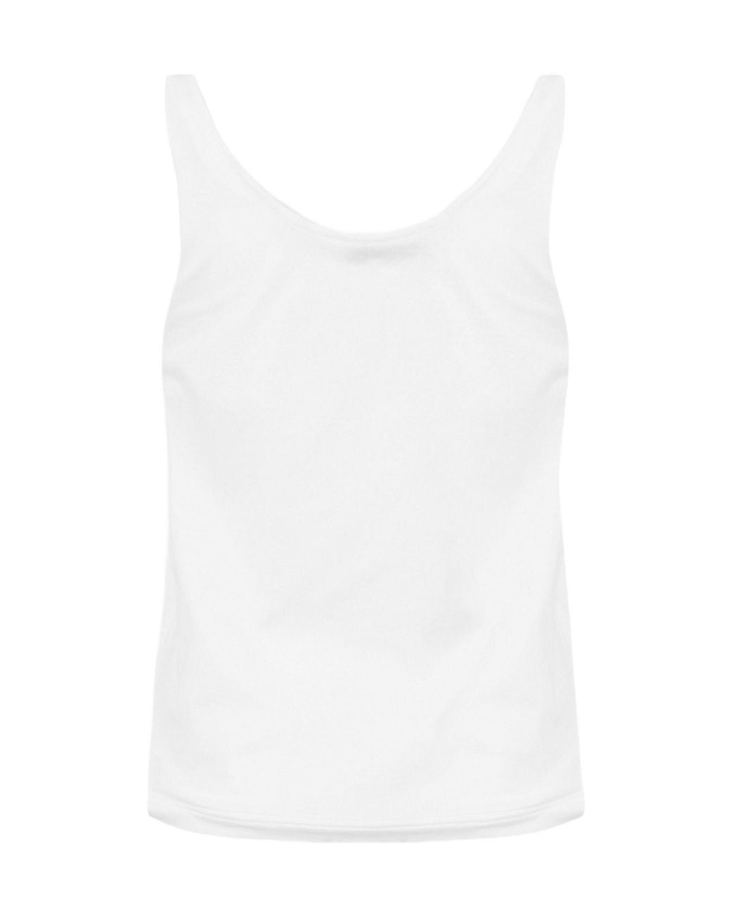 Prada White Scoop-Neck Tank Top