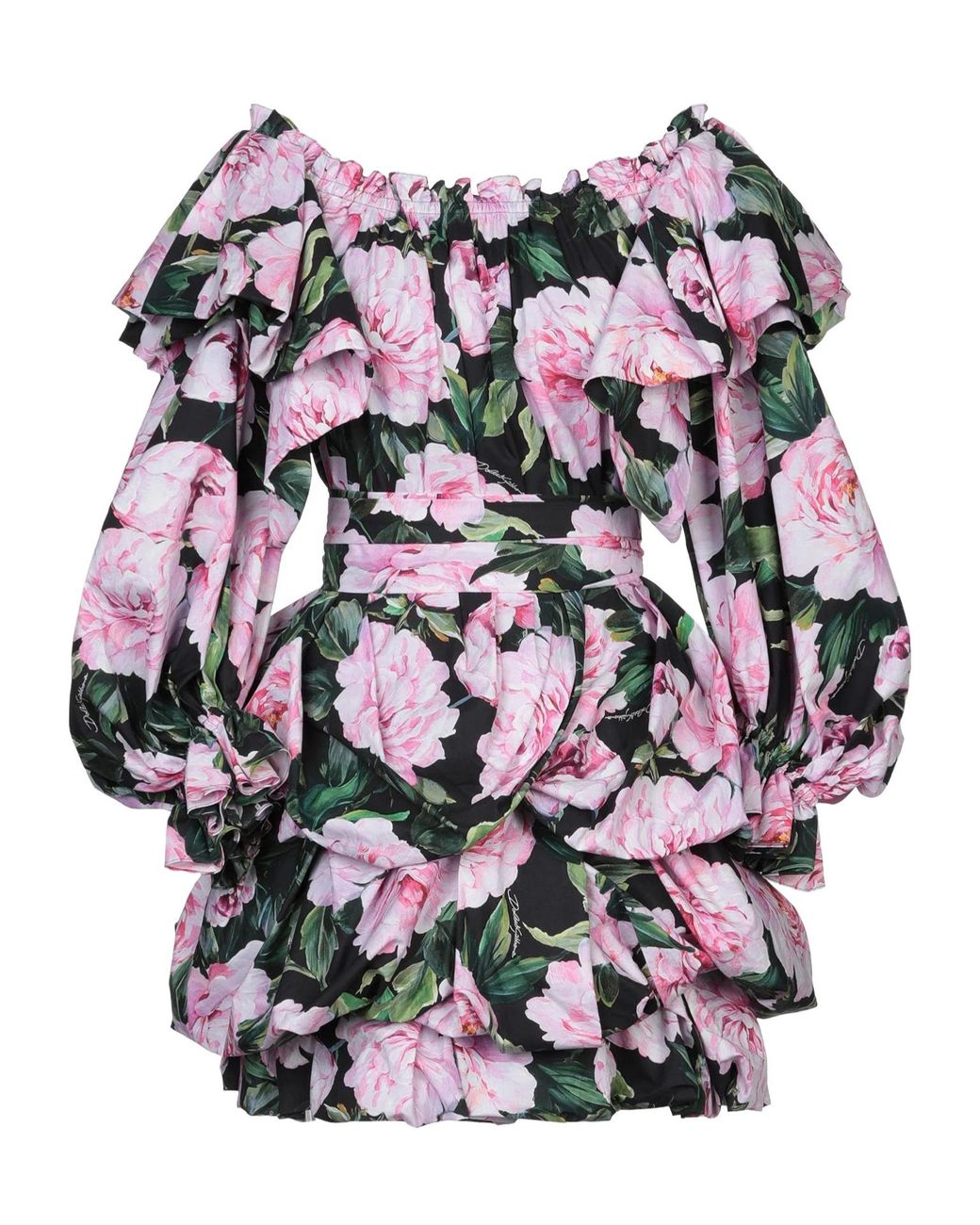 Dolce & Gabbana Black Short Dresses